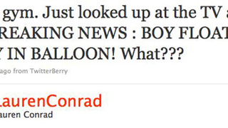 Celebs Tweet About "Balloon Boy"